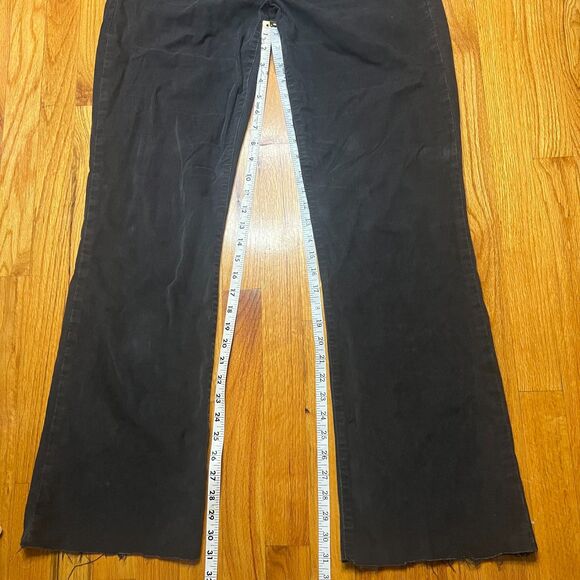 GAP Sexy Boot 30/10 Tornado Gray Corduroy Jeans Pants 5 -Pocket Low/Mid Rise - Picture 6 of 15